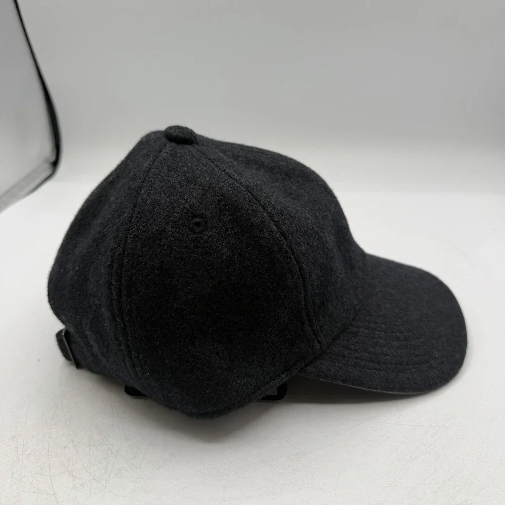 Allbirds The Cap Hat‎ Strapback Adjustable Natural Black Wool Blend Unisex OSFM